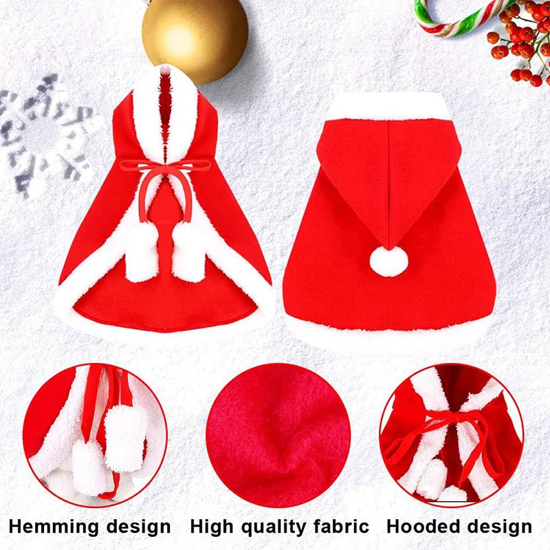 Santa Transform Pet Cape