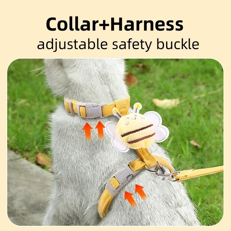 Cute Bee Pet Harness