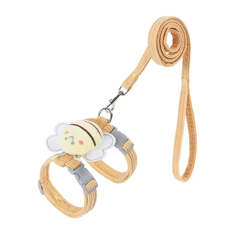 Cute Bee Pet Harness