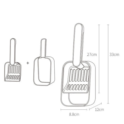 Self-Cleaning Cat Litter Scoop