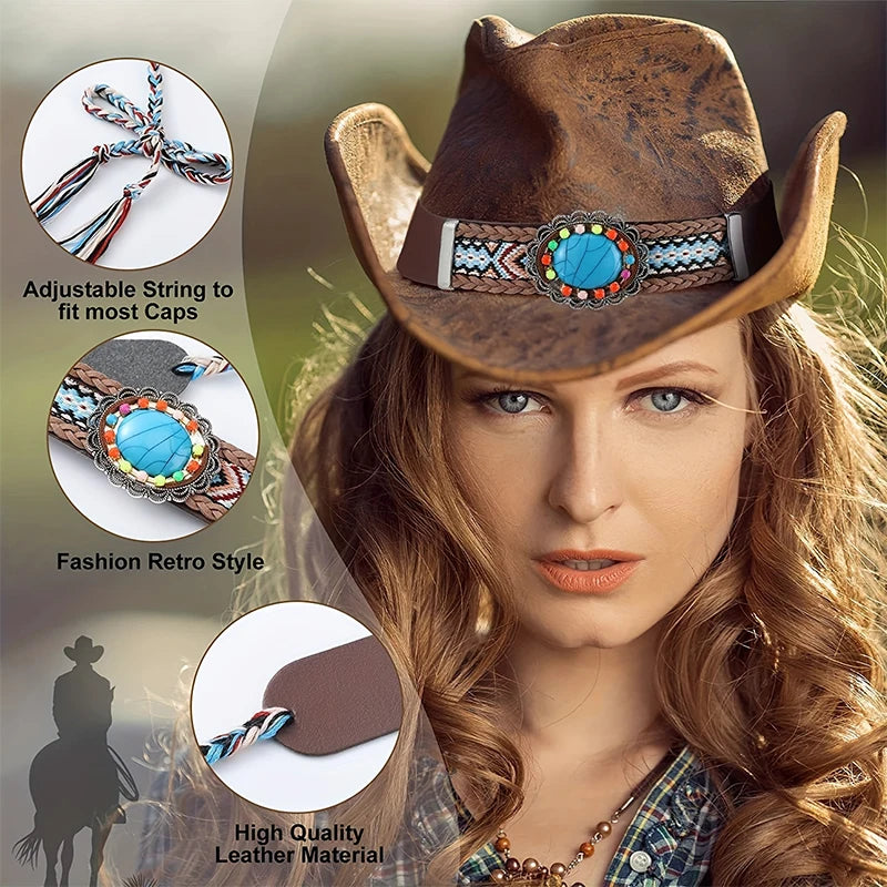 Classic Adjustable Braided Hat Band