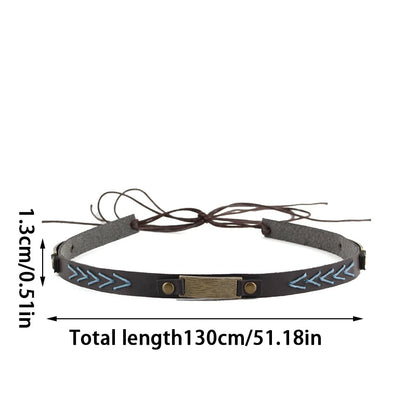 Classic Adjustable Braided Hat Band