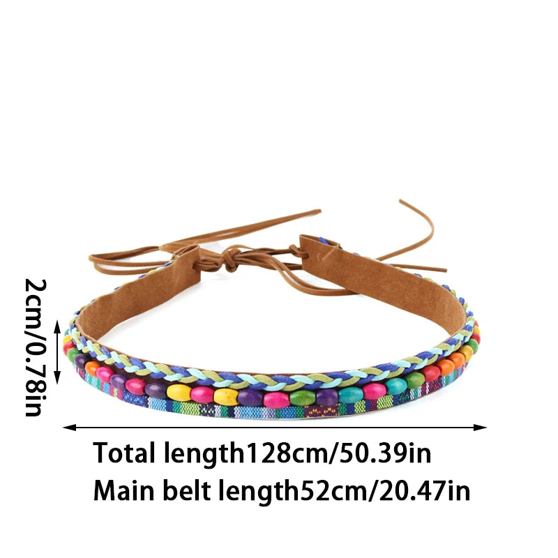 Classic Adjustable Braided Hat Band
