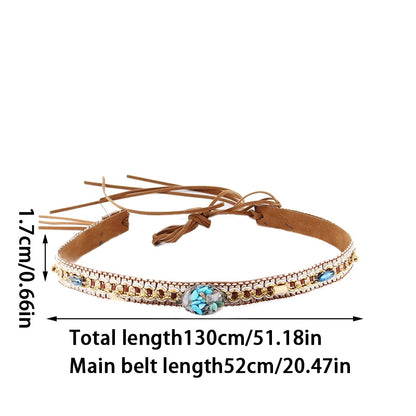 Classic Adjustable Braided Hat Band