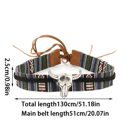 Classic Adjustable Braided Hat Band