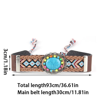 Classic Adjustable Braided Hat Band