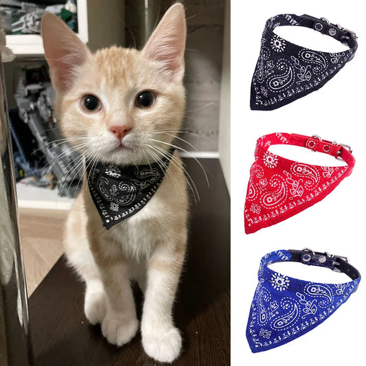 Cute Printed Triangular Pet Collar