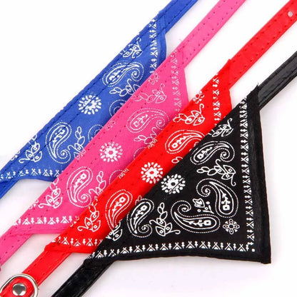 Cute Printed Triangular Pet Collar