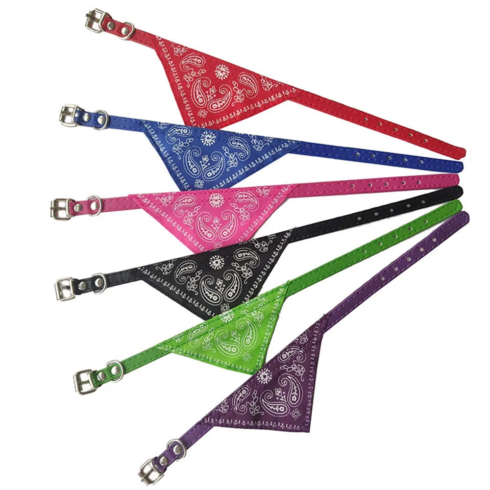 Cute Printed Triangular Pet Collar