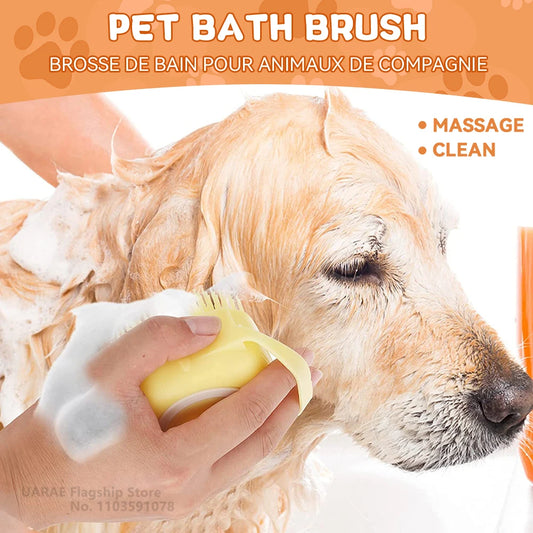 Pet Bathing Massage Brush