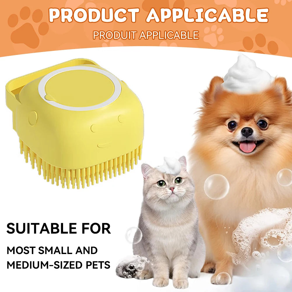 Pet Bathing Massage Brush