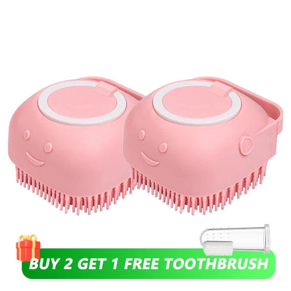 Pet Bathing Massage Brush