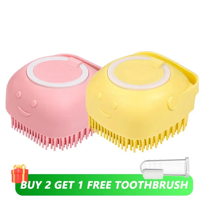 Pet Bathing Massage Brush