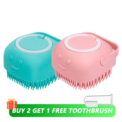 Pet Bathing Massage Brush