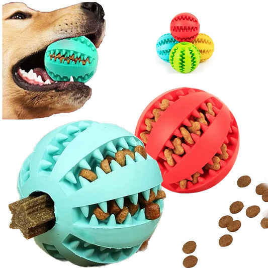 Multi-Function Pet Interactive Rubber Ball