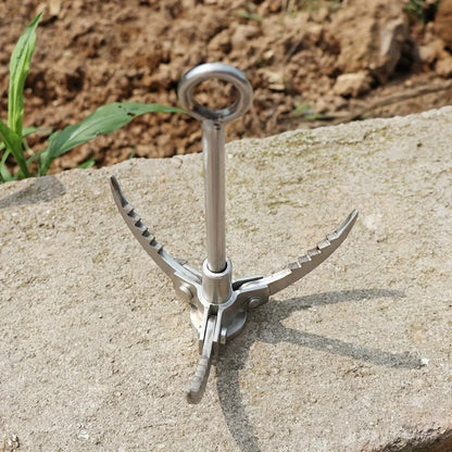 Grappling Hook Folding Claw Stainless Steel Hook for Outdoor Survival Paws