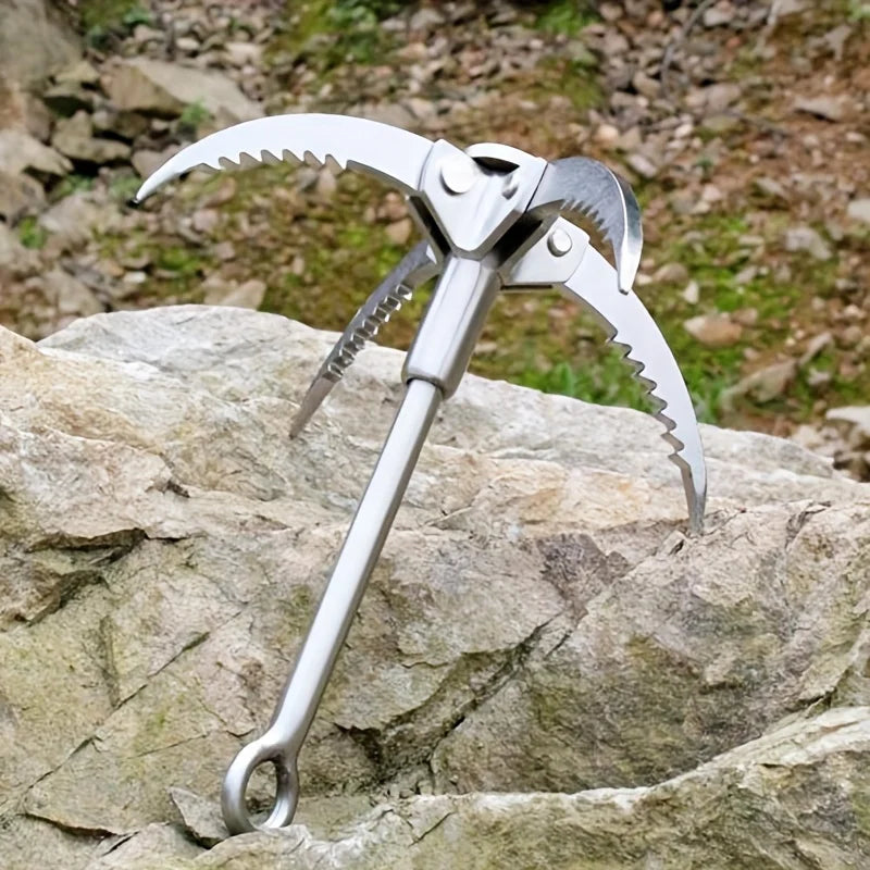 Grappling Hook Folding Claw Stainless Steel Hook for Outdoor Survival Paws