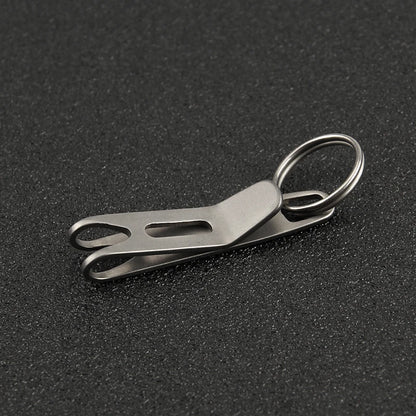 Titanium Vanguard Key Ring: Outdoor EDC Hook