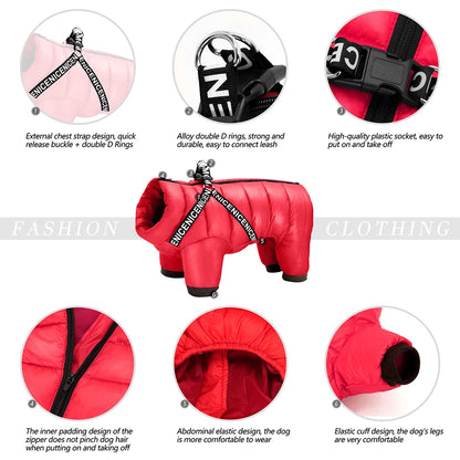 Winter Waterproof Warm Dog Coat