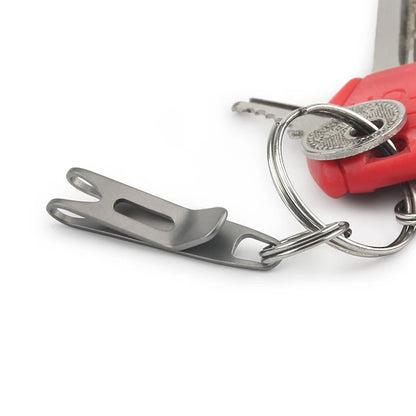 Titanium Vanguard Key Ring: Outdoor EDC Hook