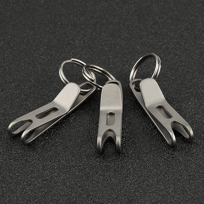 Titanium Vanguard Key Ring: Outdoor EDC Hook