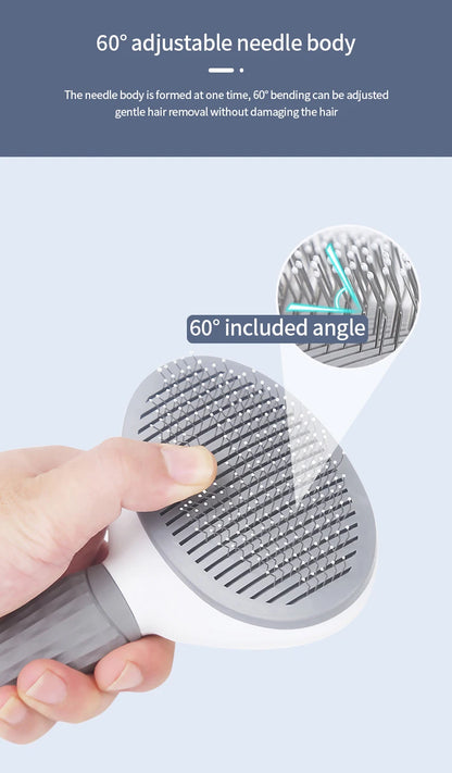 Non-Slip Pet De-Shedding Comb