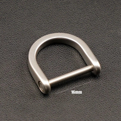 Titanium D-Buckle Key Ring