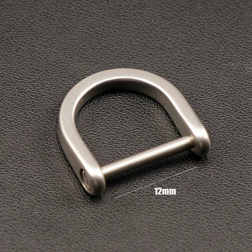 Titanium D-Buckle Key Ring