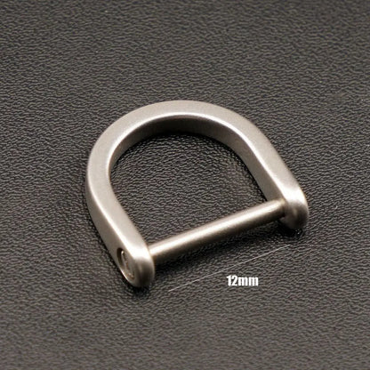 Titanium D-Buckle Key Ring