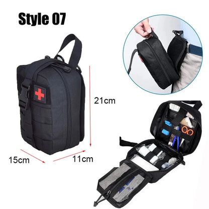 Emergency Tool Kit Outdoor First Aid Kit Camping Survival Bag EDC Bag