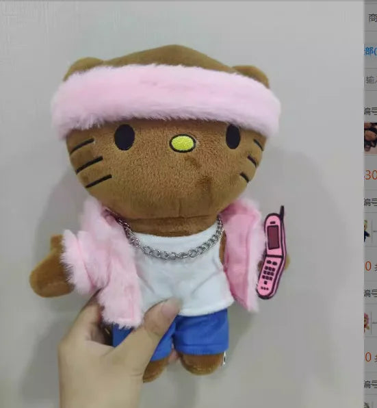 Customized Kitty & Travis Scott Plush Toy