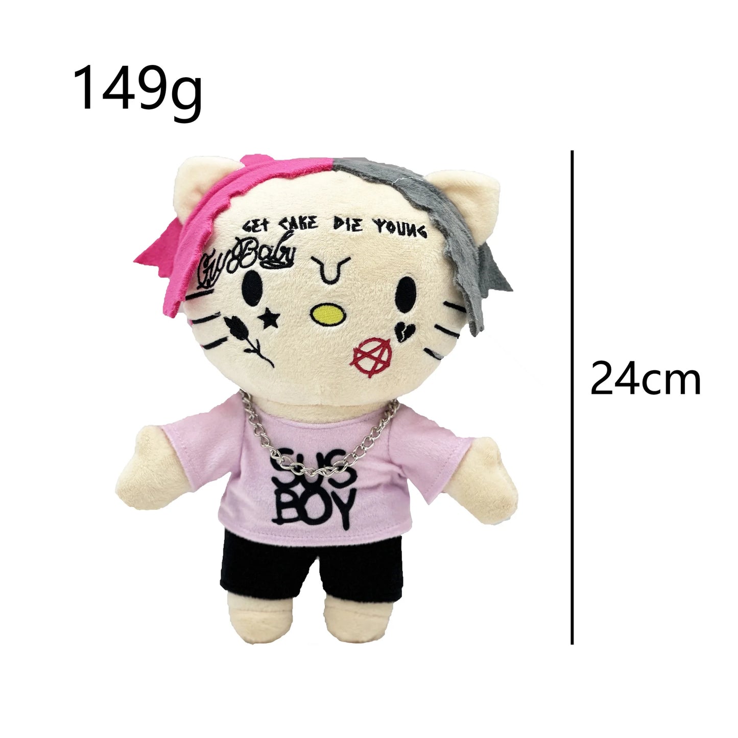 Customized Kitty & Travis Scott Plush Toy