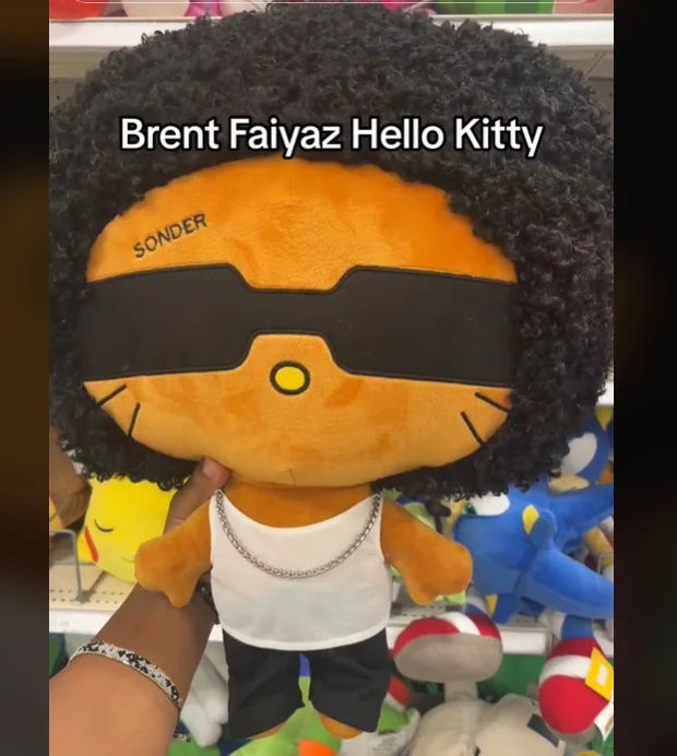 Customized Kitty & Travis Scott Plush Toy