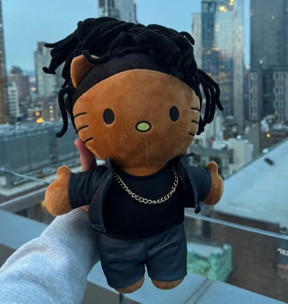 Customized Kitty & Travis Scott Plush Toy