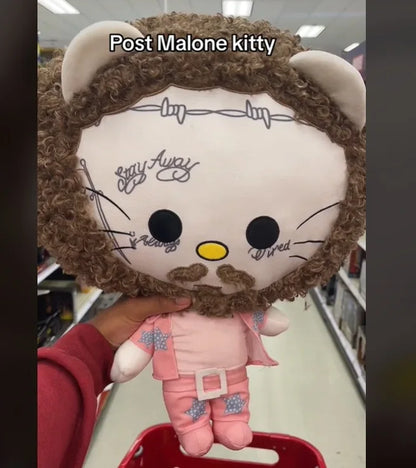 Customized Kitty & Travis Scott Plush Toy