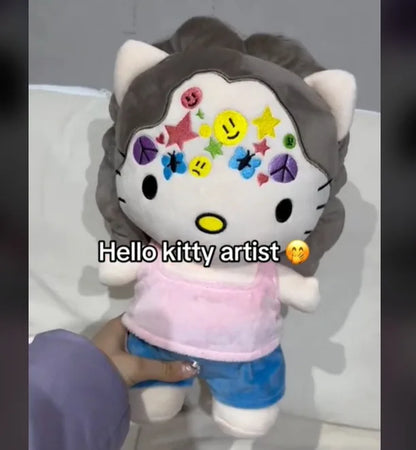 Customized Kitty & Travis Scott Plush Toy