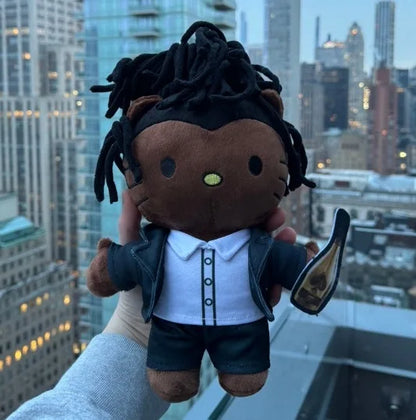 Customized Kitty & Travis Scott Plush Toy