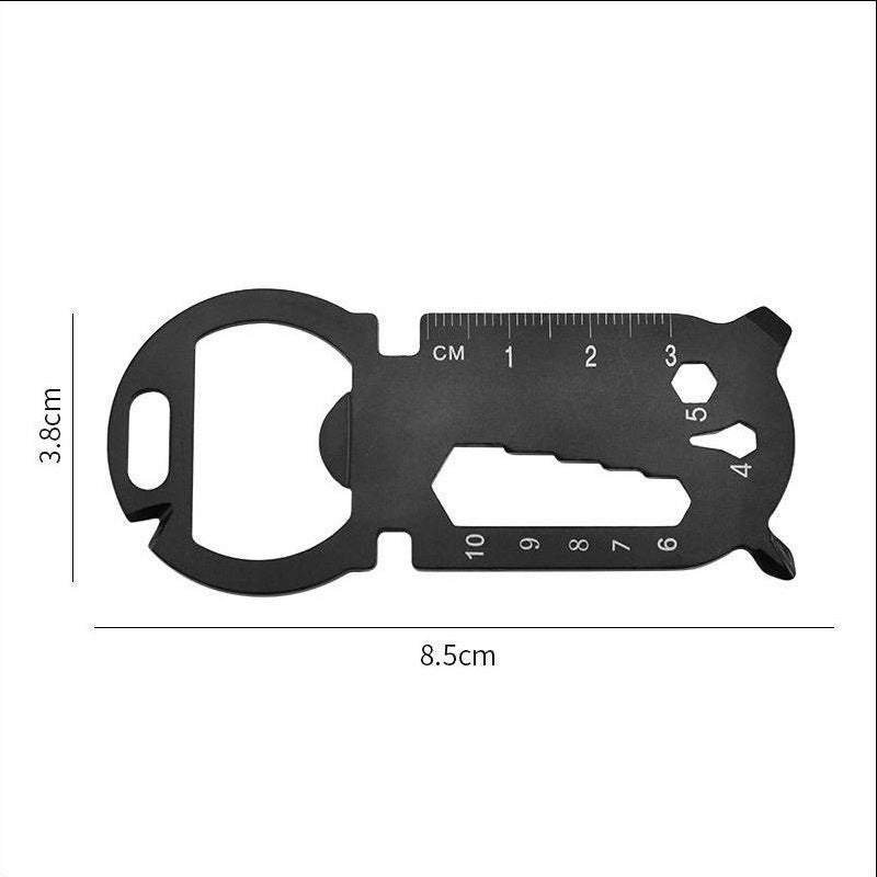 Outdoor Multifunctional EDC Tools Creative Bottle Opener Keychain Carry-on Repair Gadgets