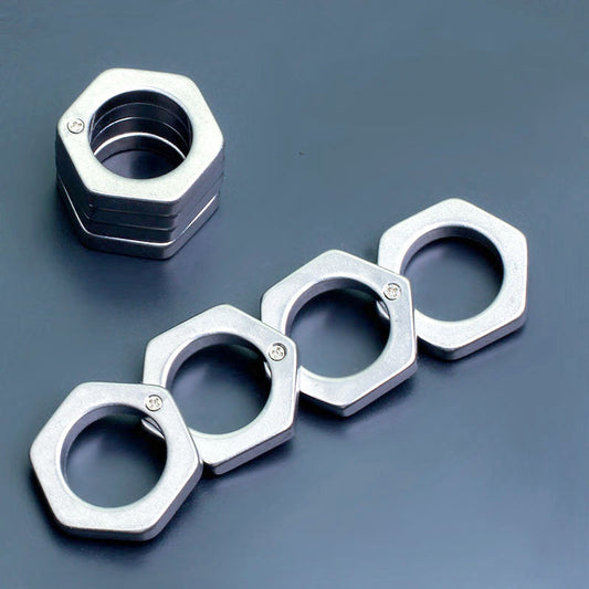 Portable EDC Tool with Polished Surface and Removable Design