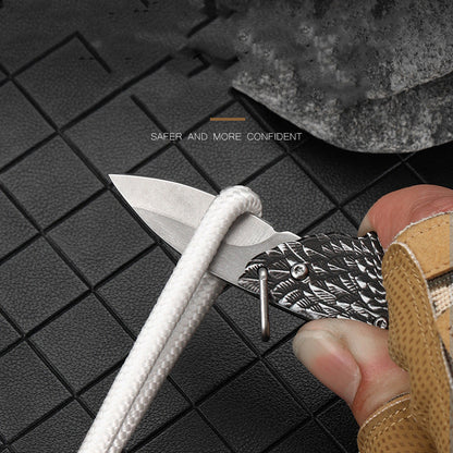 Eagle-themed Folding Keychain Pendant Outdoor Portable EDC Tool