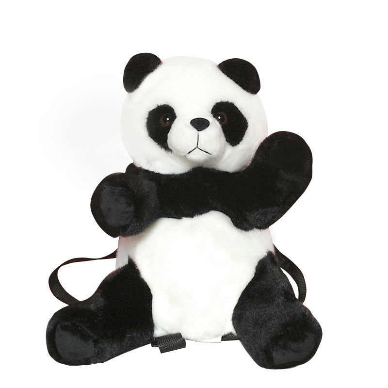 Panda Plush Cartoon Kids Backpack Children's Schoolbag Toy