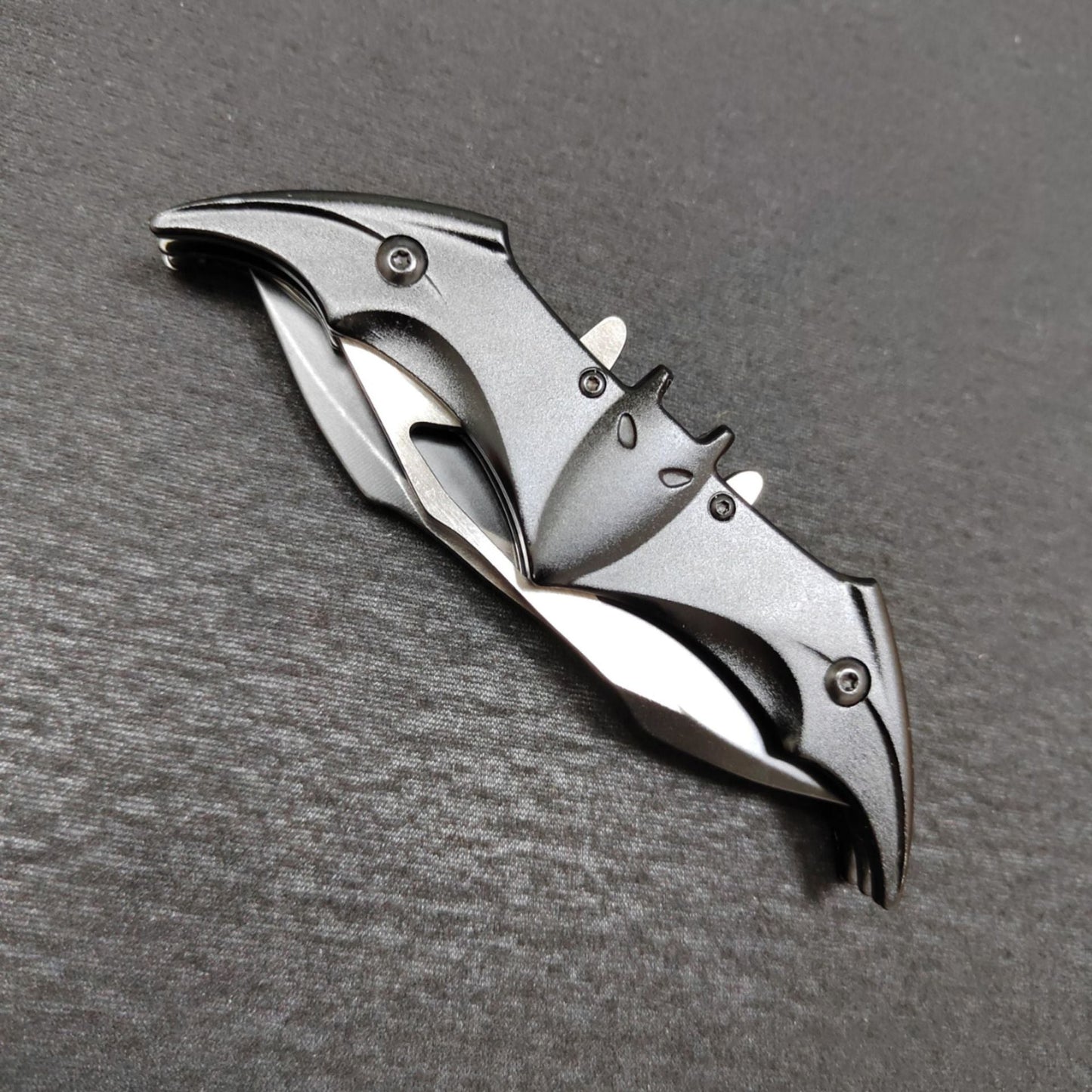 Double Folding Bat Design Outdoor Pocket Tool