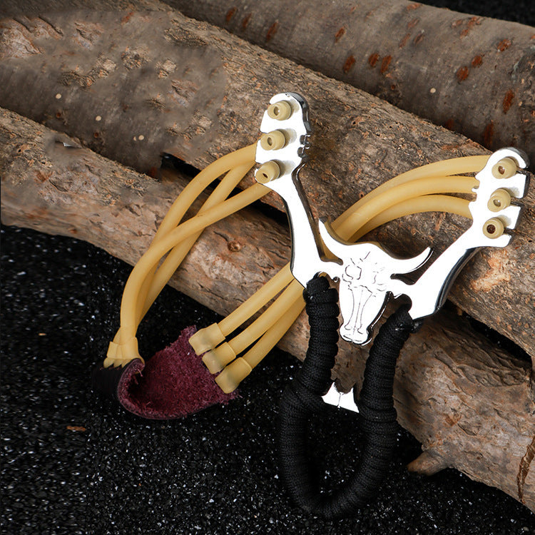 Portable Outdoor Tool Featuring Zinc Alloy Cow Design