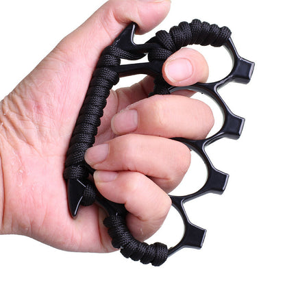 Outdoor Pocket EDC Tool with Large Hole and Rope for Backpack