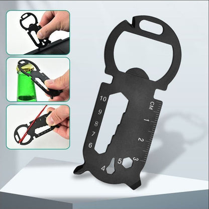 Outdoor Multifunctional EDC Tools Creative Bottle Opener Keychain Carry-on Repair Gadgets