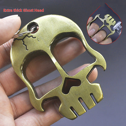 Thick and Weighted Skull Designed Multi-function Bottle Opener