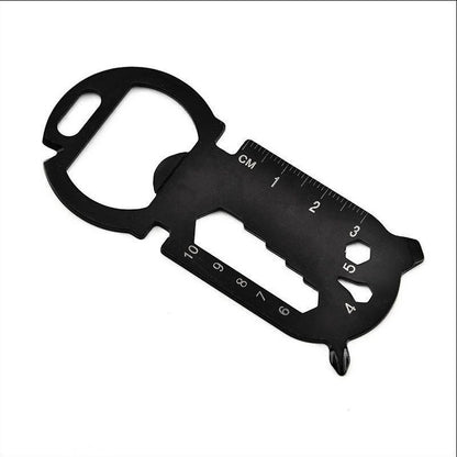 Outdoor Multifunctional EDC Tools Creative Bottle Opener Keychain Carry-on Repair Gadgets