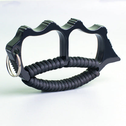 Outdoor Paracord Tool with Zinc Alloy and Wide Dual Finger Grip