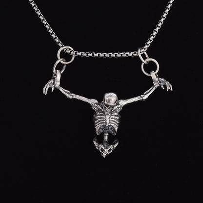 Punk Skull Necklace Halloween