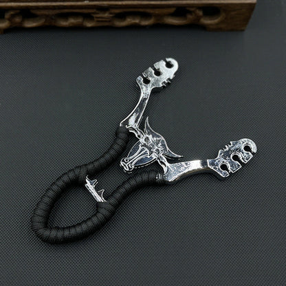 Portable Outdoor Tool Featuring Zinc Alloy Cow Design